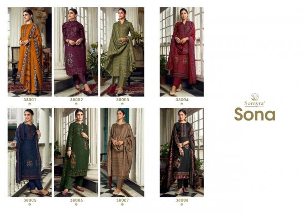 Radhika Sumyra Sona Designer Winter Wear Pashmina Collection